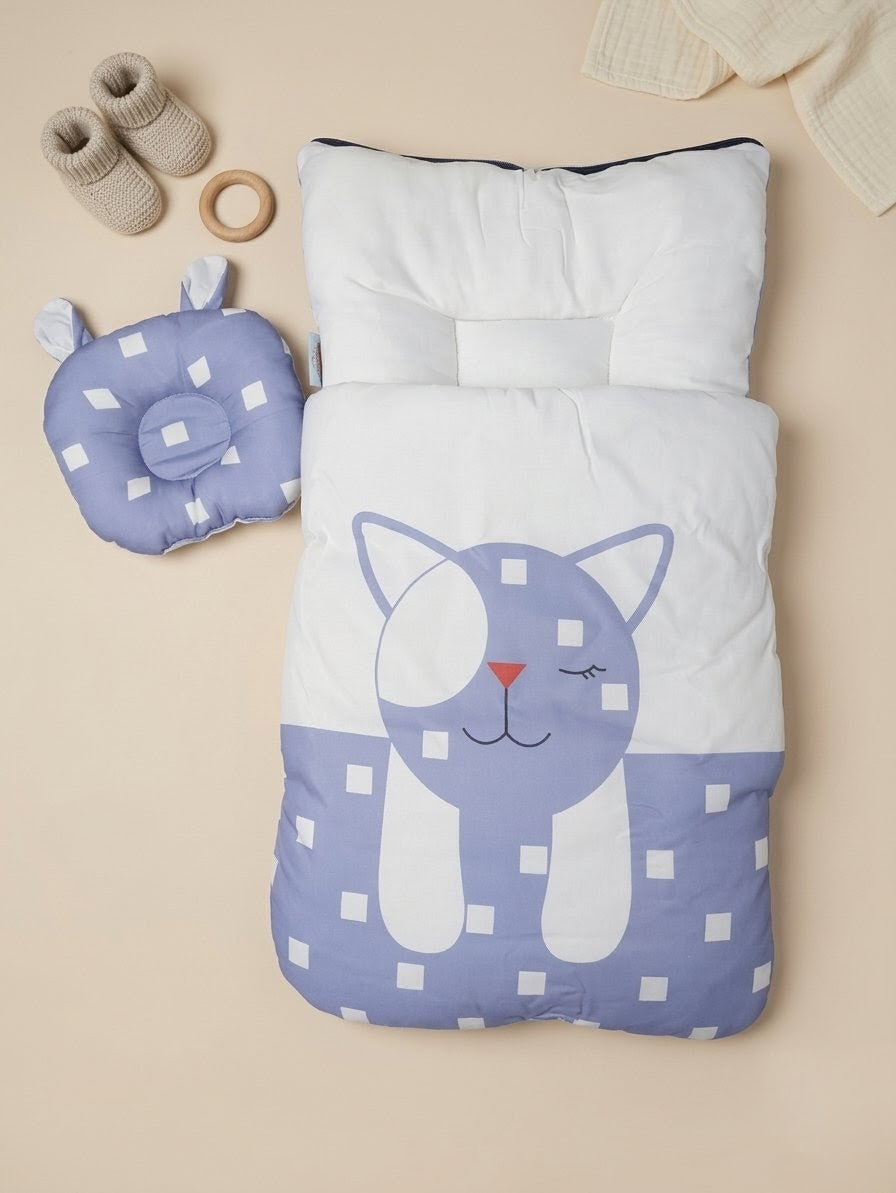 Cute Cat Print Carry Nest