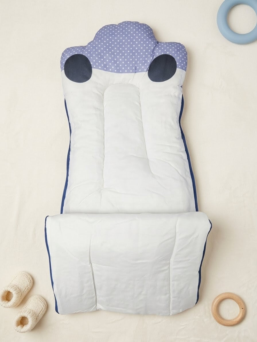 Little Blue Car Baby Carry Nest