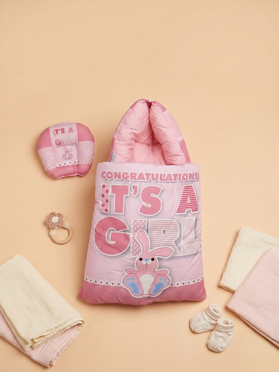 It's a Girl Printed Carry Nest Set