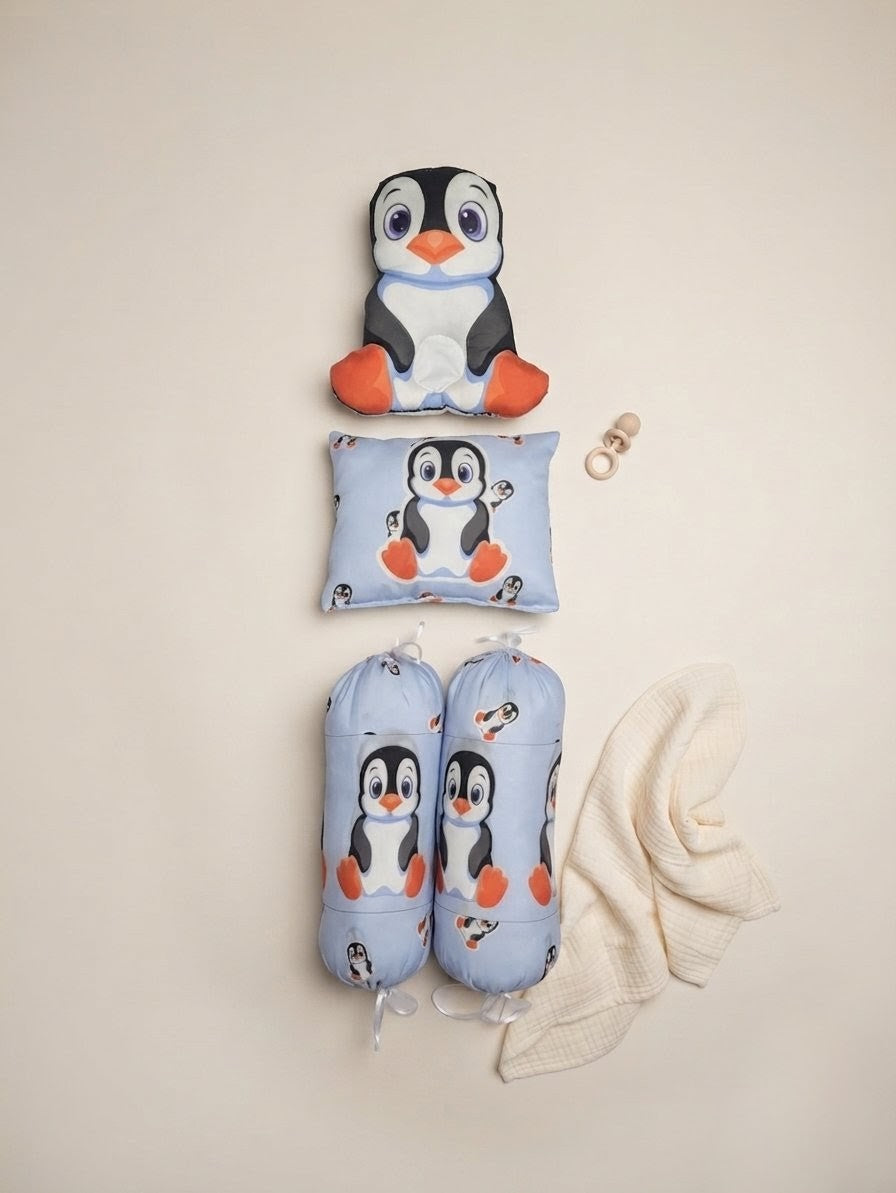 Penguin Dreams 8-Piece Baby Bedding Set