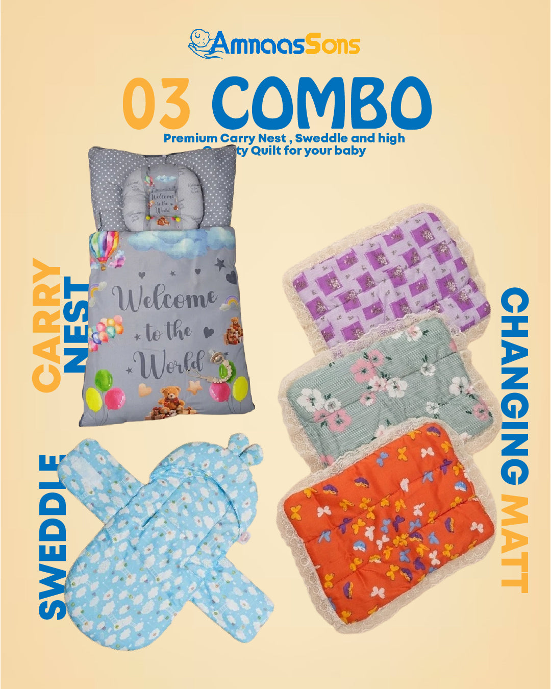 3 in 1 Newborn Essentials Pack