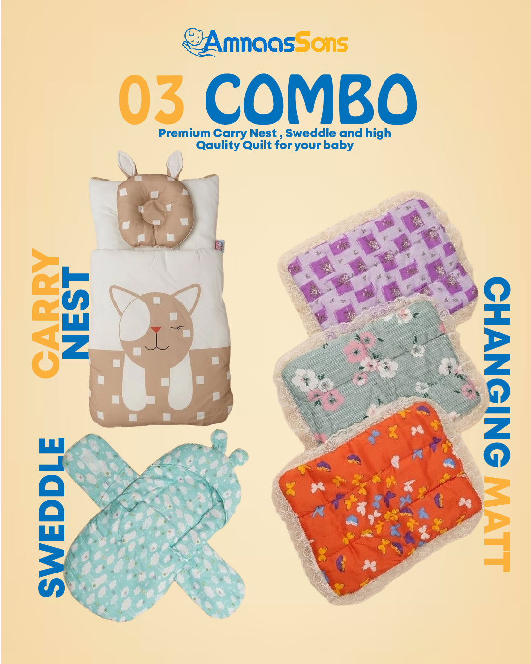 Newborn Cozy Essentials Set (3 in 1)