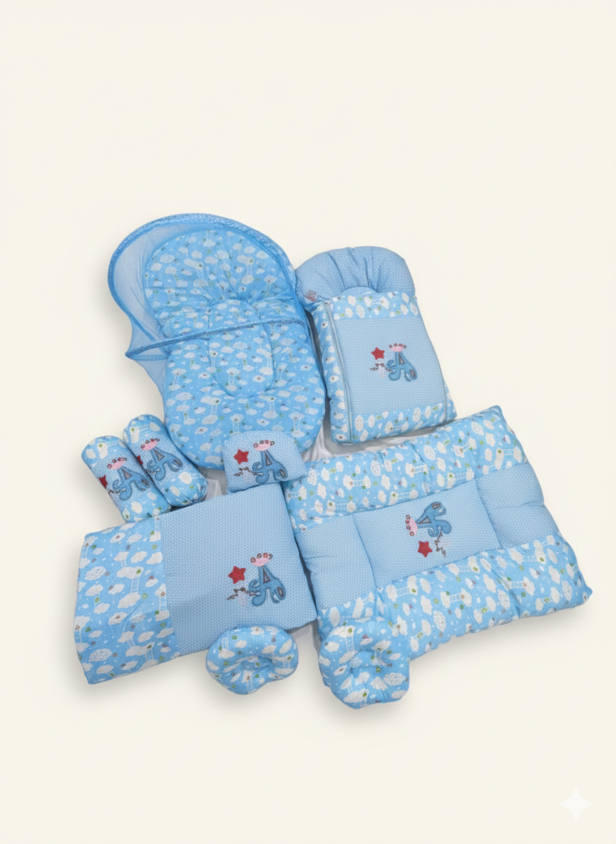 Premium 9 pieces baby bed
