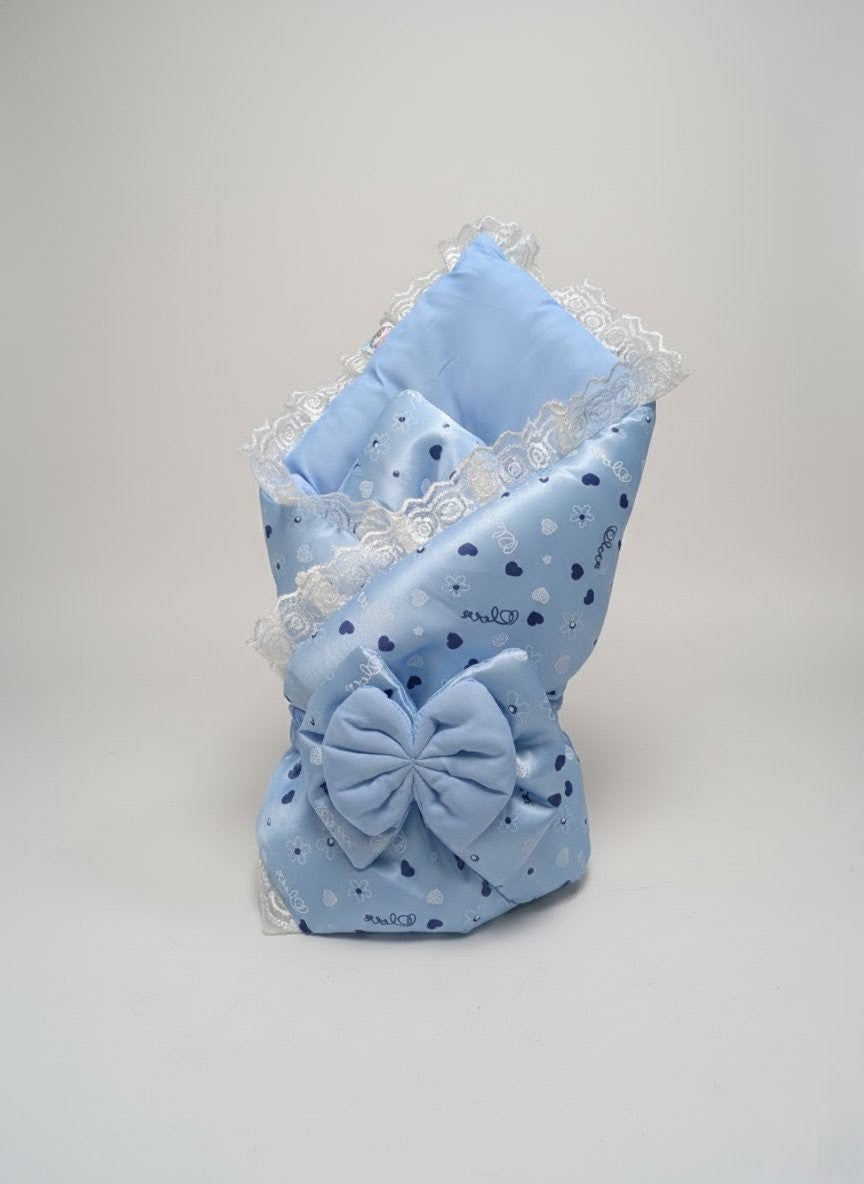 Sky Blue Baby Bed Set (11 pieces )