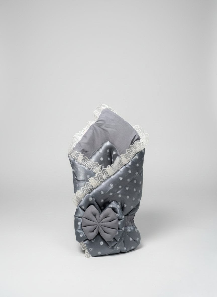 Celestial Grey Baby Bed Set ( 11 Pieces )