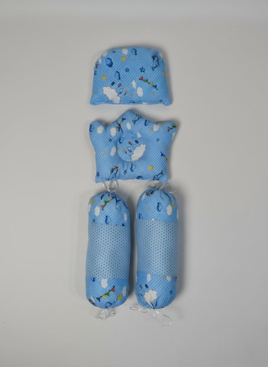 Blue Heaven Cloud Baby Bed ( 8 Pieces )