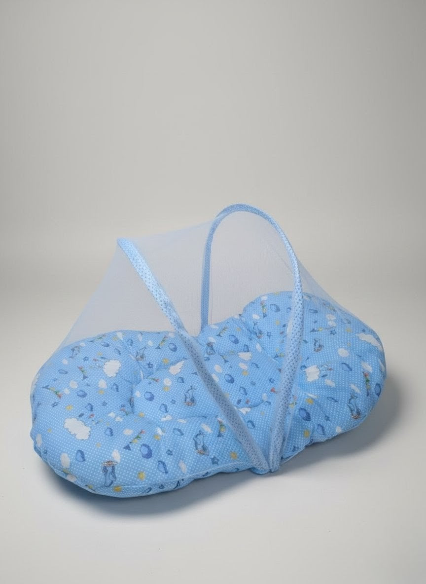 Blue Heaven Cloud Baby Bed ( 8 Pieces )