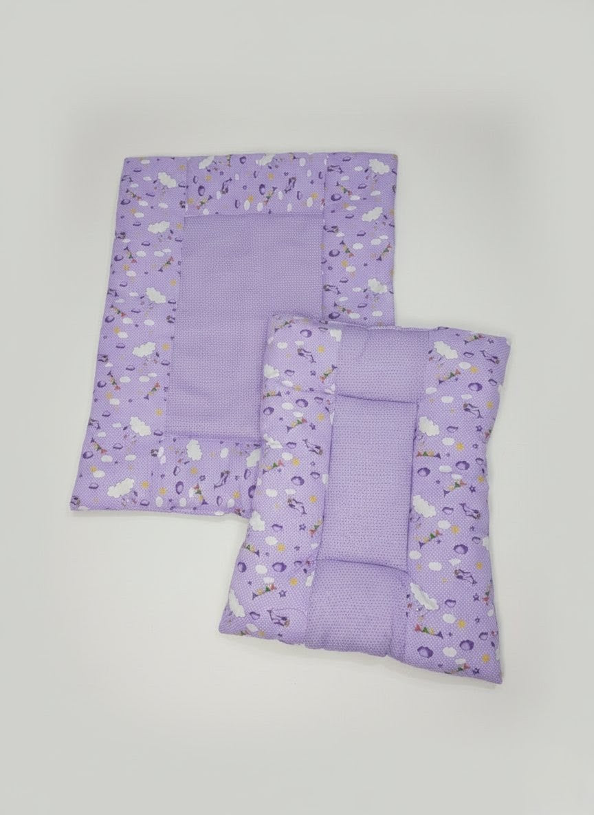 Purple Puff Comfort Set 8 pieces Set