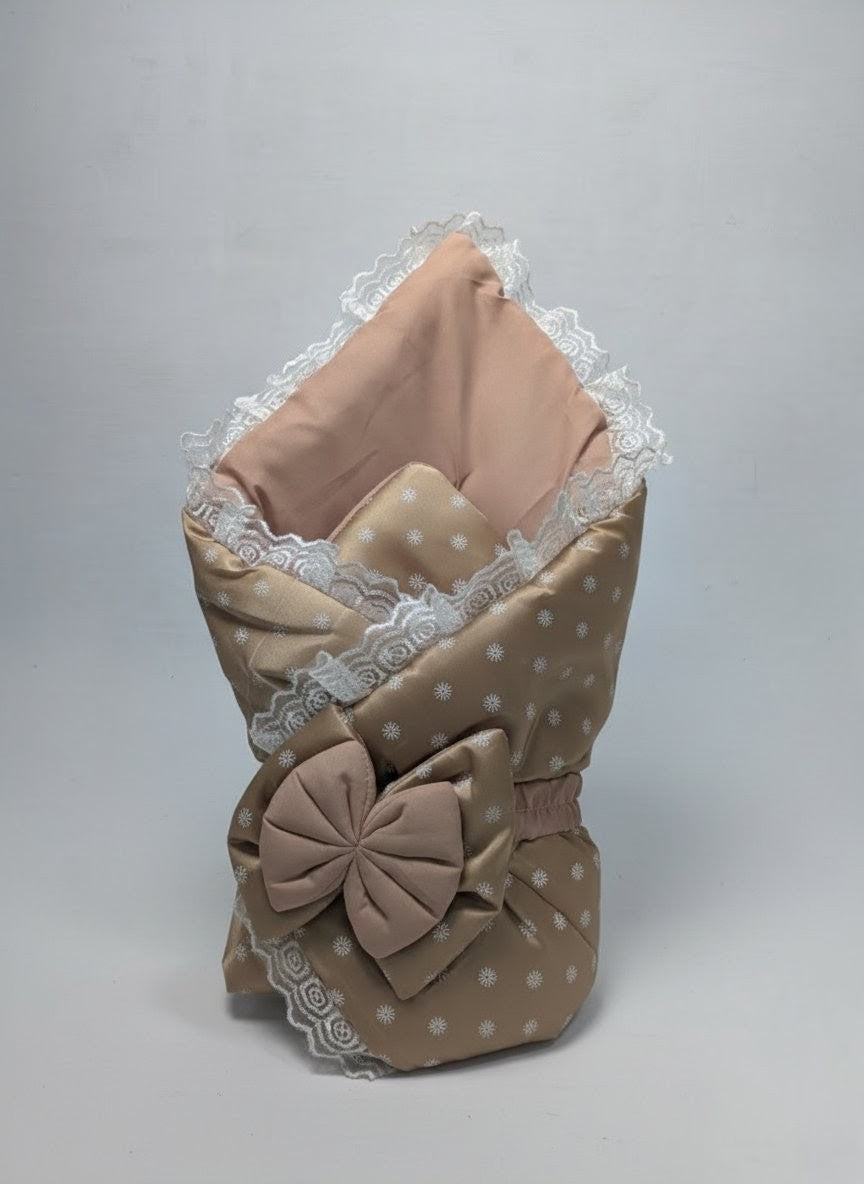 Premium Beige Baby Bed Set (11 pieces )