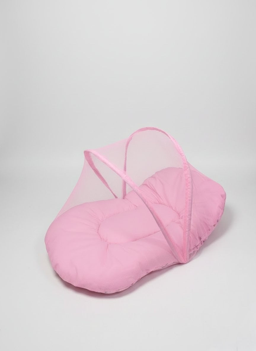 Cozy Nest Pink Alphabet Infant Bed Set (8 Pieces)