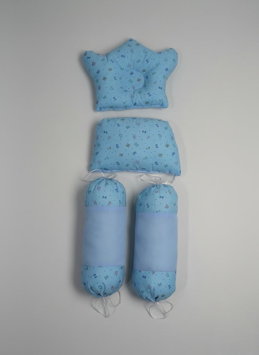 Cozy Nest Blue Alphabet Bedding Set (8 Pieces)