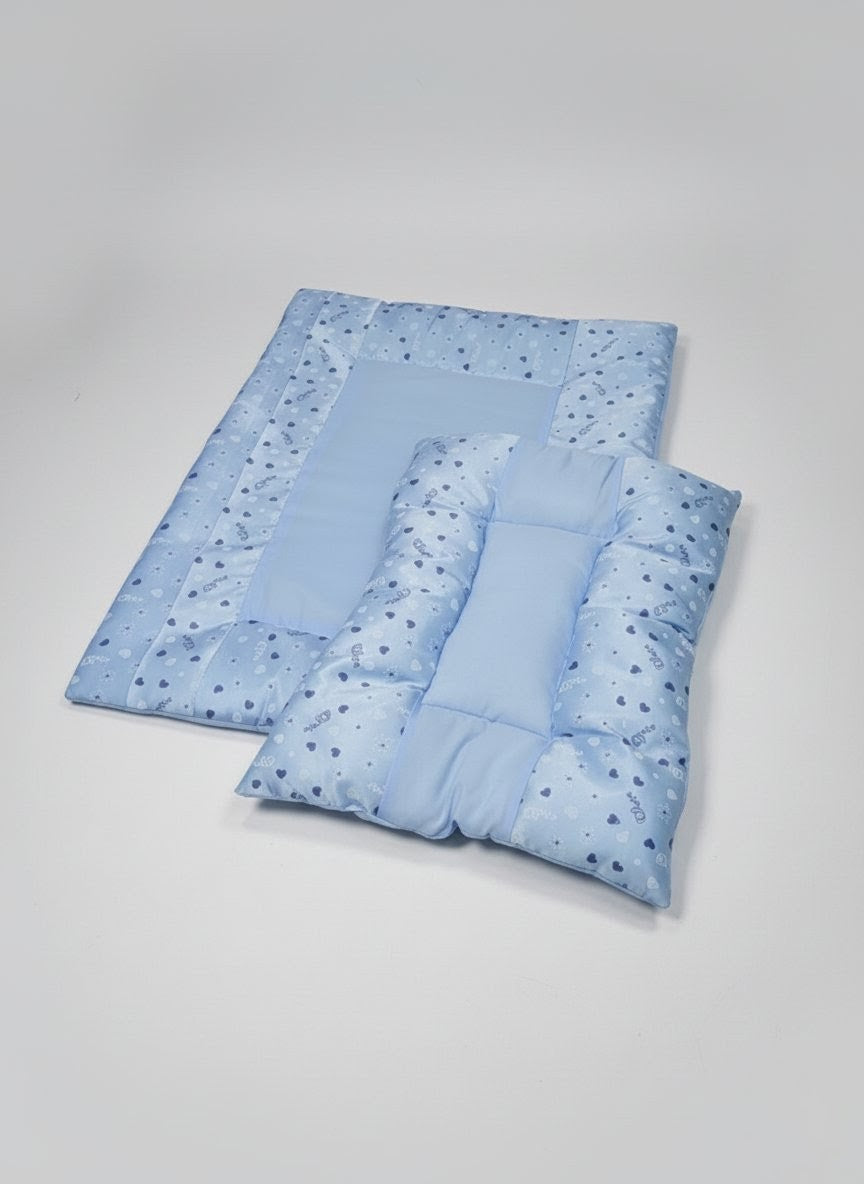 Cute Heart Print Baby bed (8 Pieces)