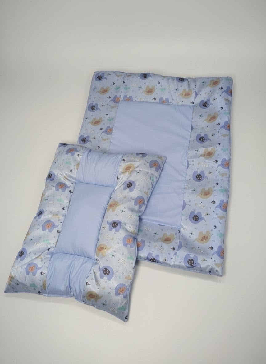 Cute Elephant Digital Print Baby Bed (8 Pieces)