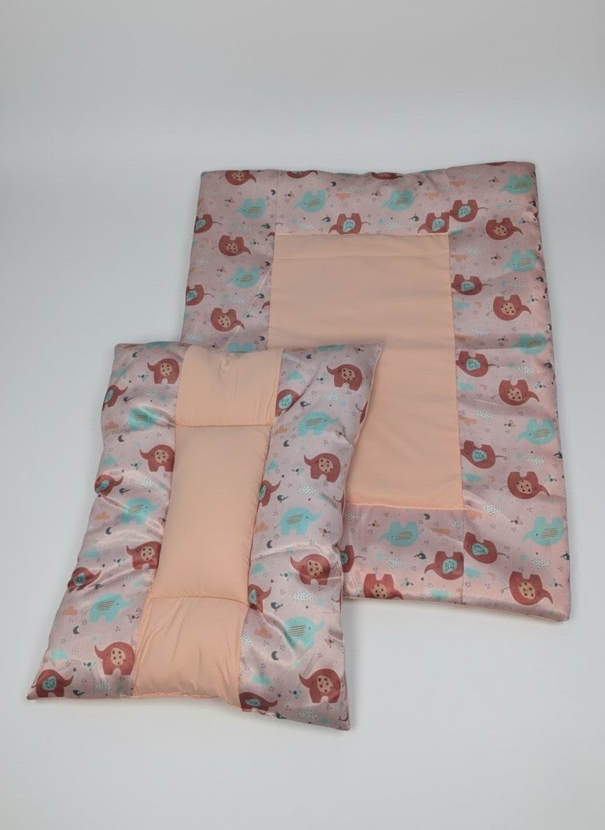 Cute Elephant Digital Print Baby Bed (8 Pieces)