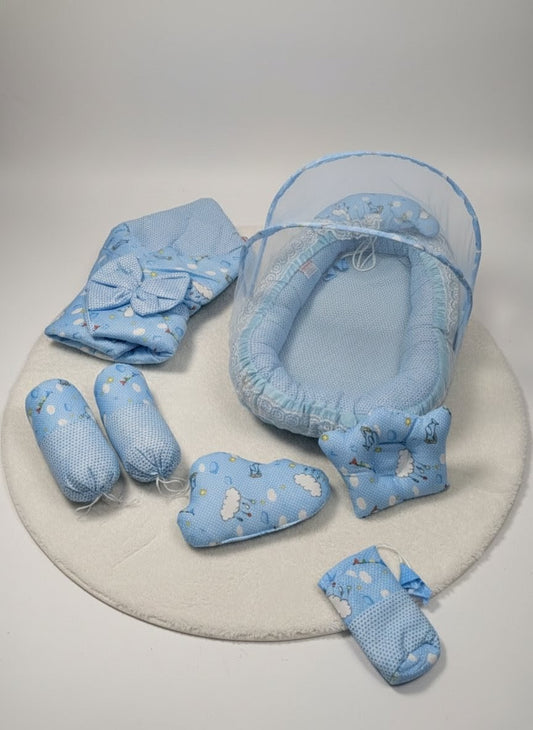 Sweet Bow Newborn Nest Set – 8 Pcs