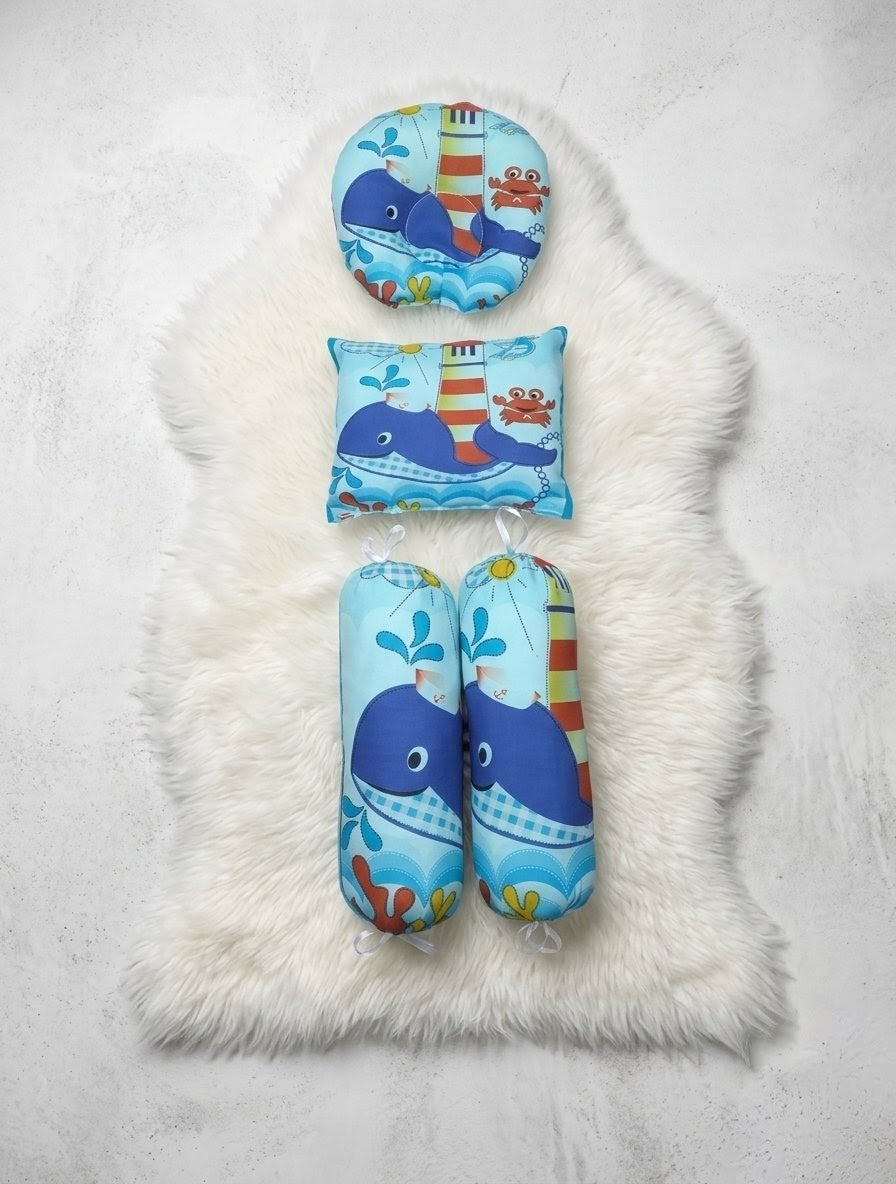 Ocean Sea Green Baby Bed 8 Pcs