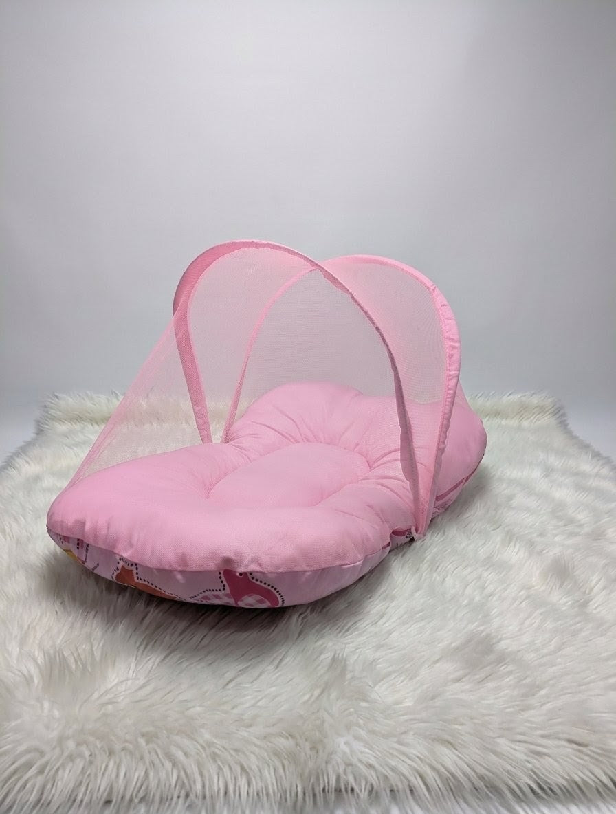 Ocean Pink Baby Bed 8 pcs
