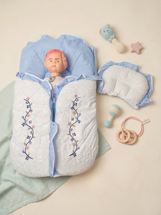 Adorable Blue Baby Carry Nest