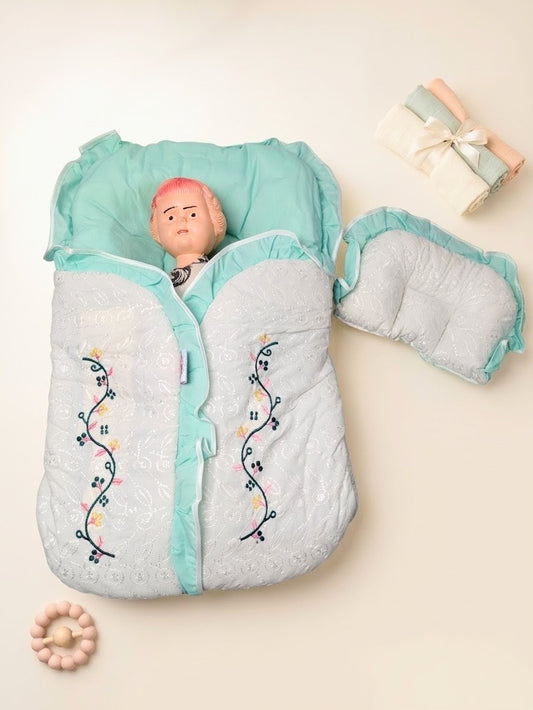 Adorable Mint Baby Carry Nest