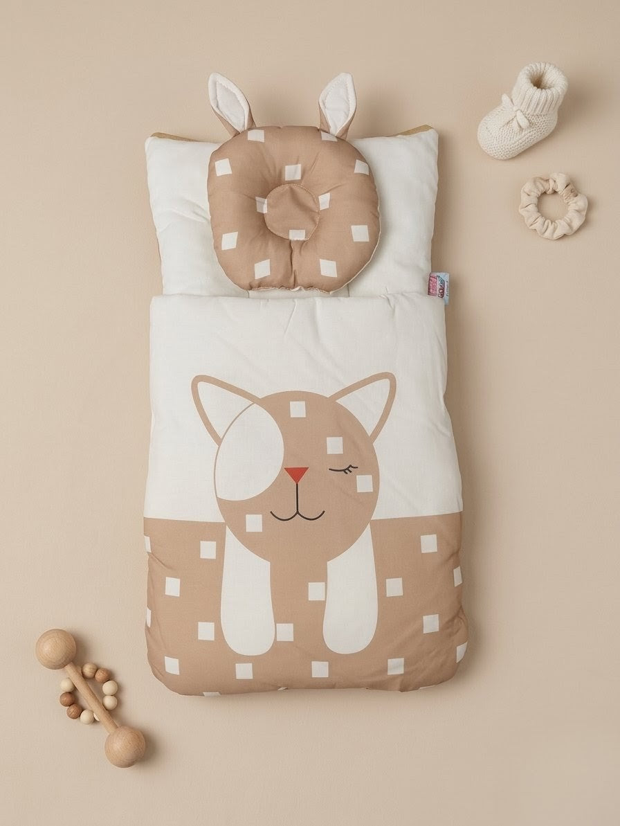 Cute Cat Print Carry Nest