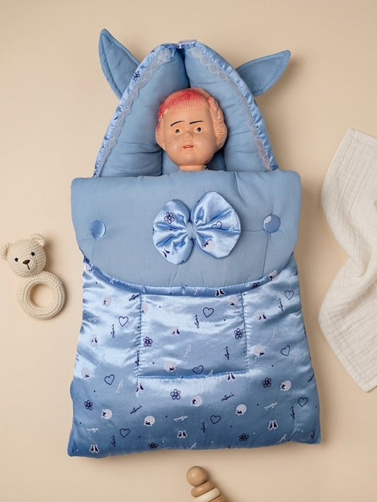 Cute Blue Bow Baby Carry Nest