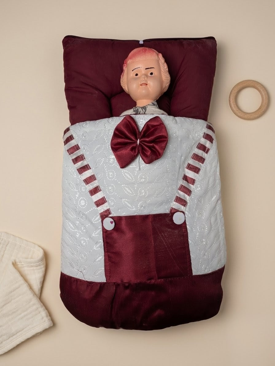 Tiny Prince Maroon Baby Carry Nest