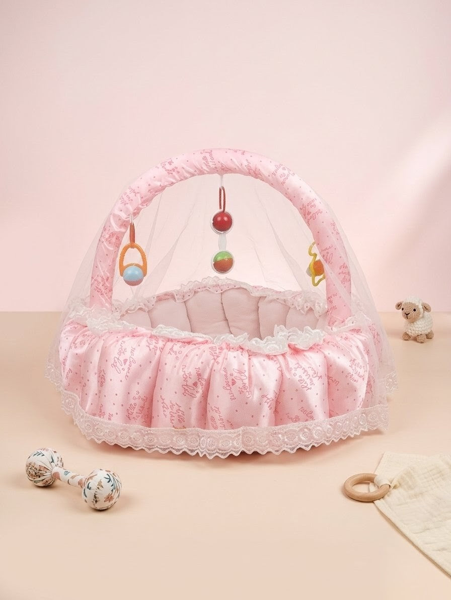 Baby Bed Set 11 Piece – Soft & Cozy Newborn Nest (Digital Print)