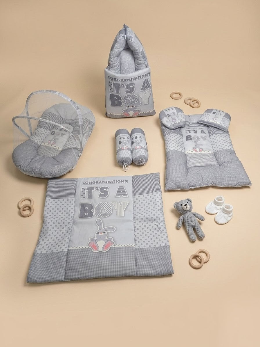 It’s a Boy Baby Bedding Set (8 Pieces)