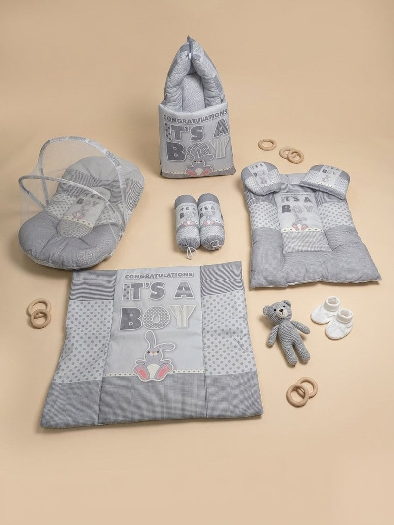 It’s a Boy Baby Bedding Set (8 Pieces)