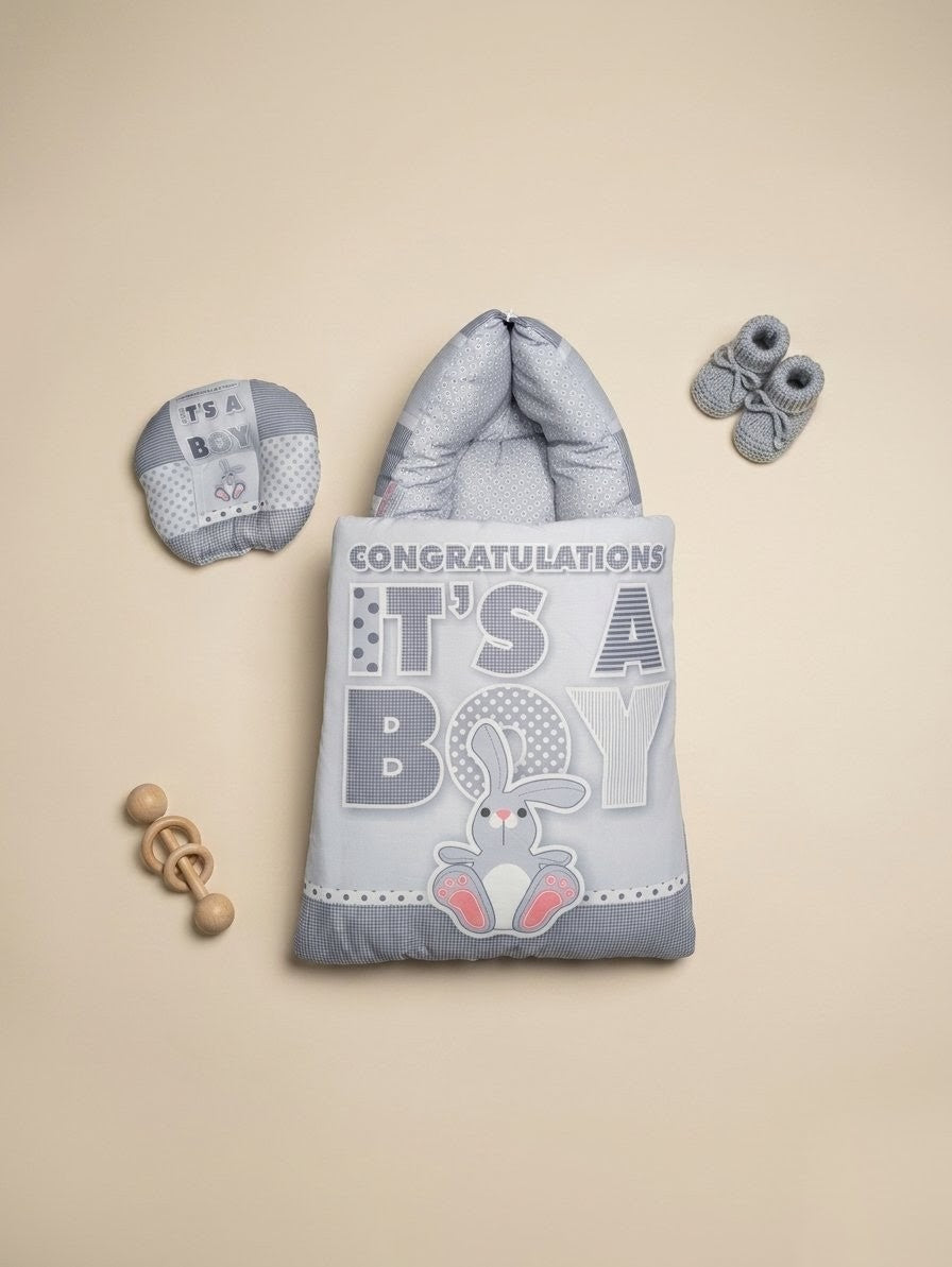 It's a Boy Printed Carry Nest Set