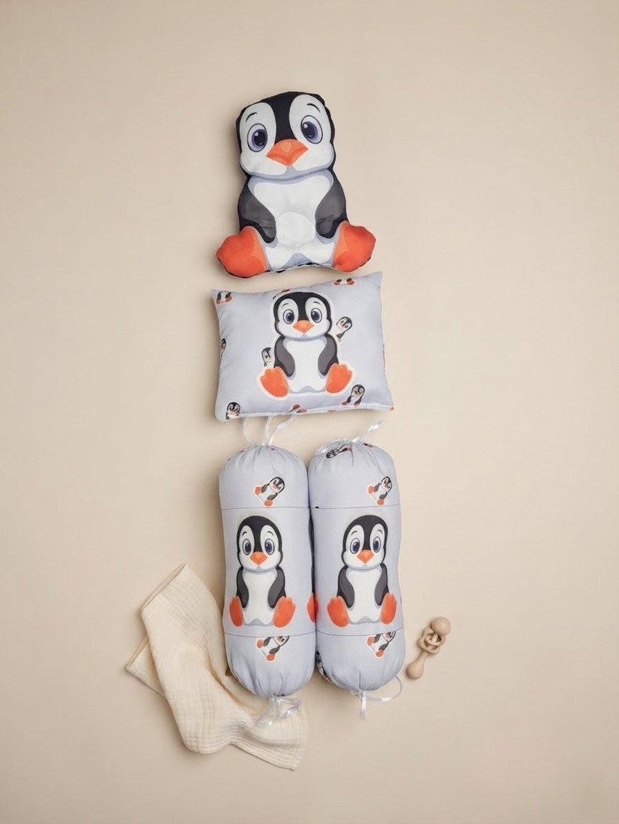 Penguin Dreams 8-Piece Baby Bedding Set