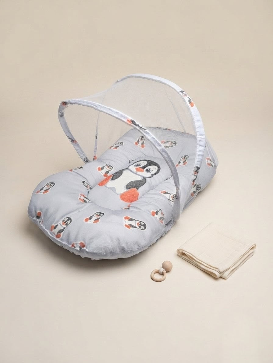 Penguin Dreams 8-Piece Baby Bedding Set