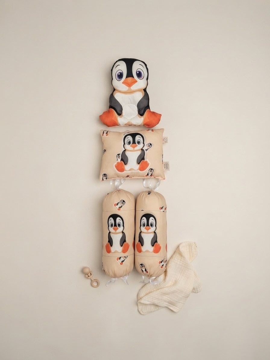 Penguin Dreams 8-Piece Baby Bedding Set