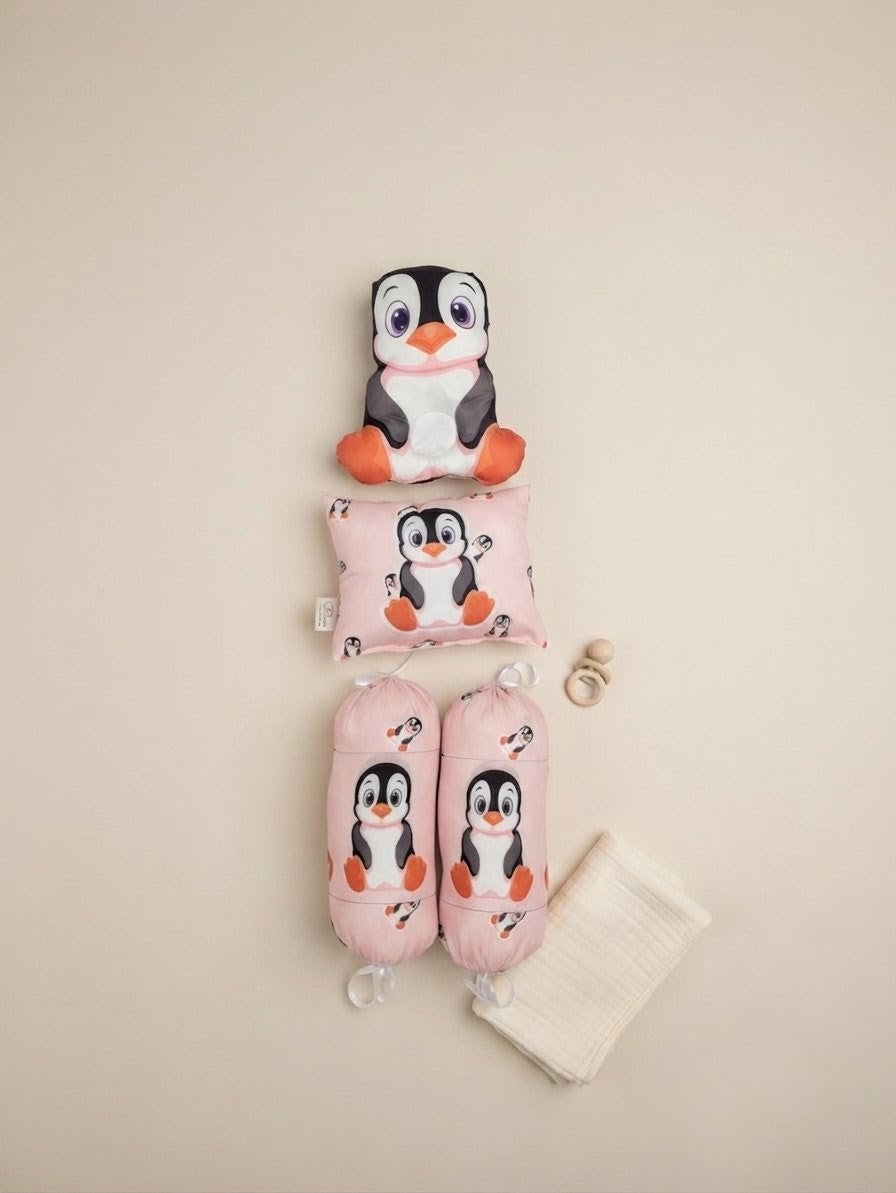 Penguin Dreams 8-Piece Baby Bedding Set