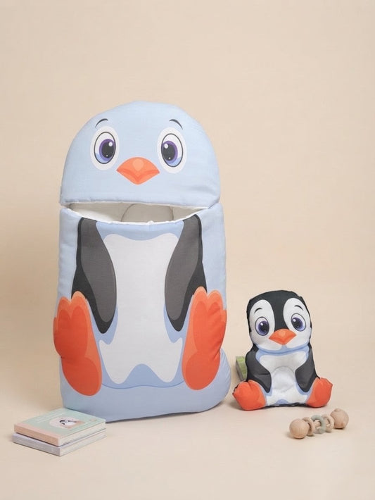 Cute Penguin Newborn Baby Carry Nest