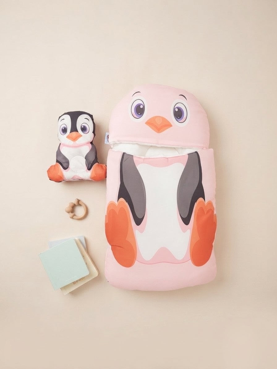 Cute Penguin Newborn Baby Carry Nest