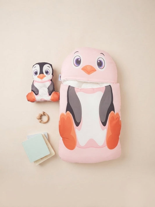 Cute Penguin Newborn Baby Carry Nest