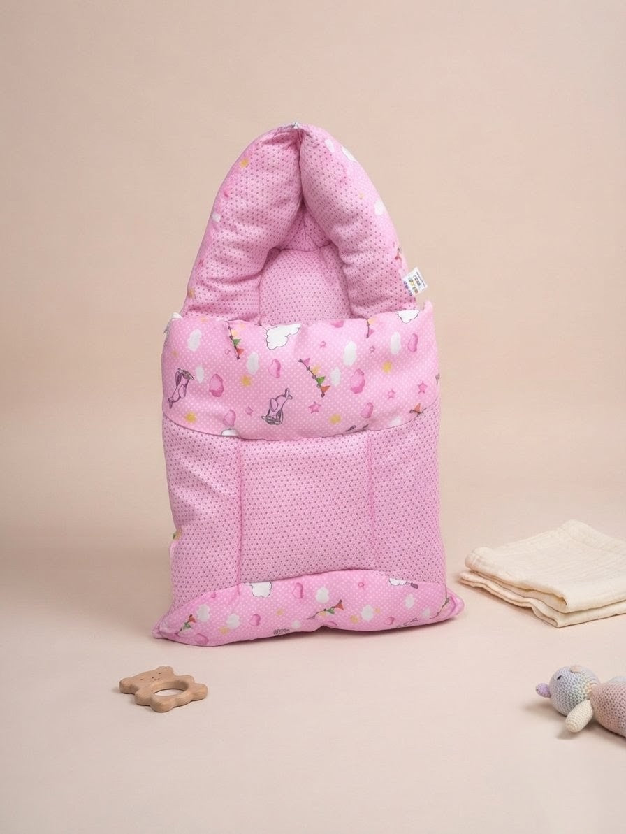 Pink Cloud Dream Baby Bed ( 8 Pieces )