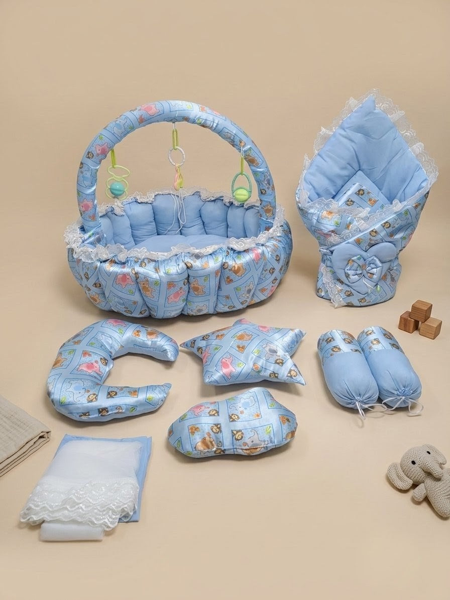 Dream Safari Premium Baby Bed Set  ( 11 Pieces )