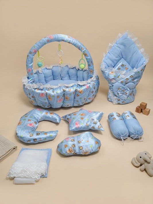 Dreamy Safari Premium Baby Bed Set ( 11 Pieces )