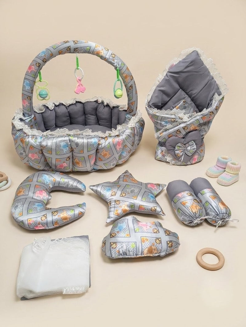 Dreamy Safari Premium Baby Bed Set ( 11 Pieces )