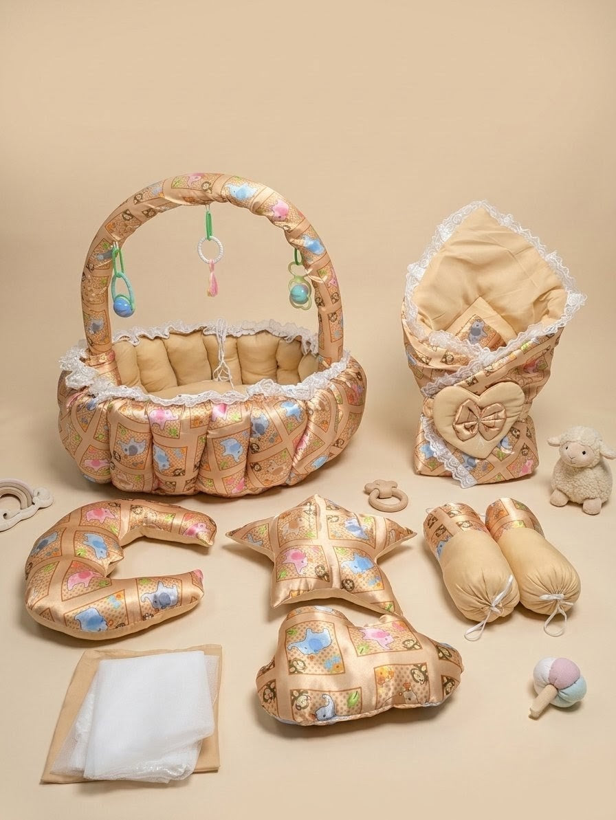 Dreamy Safari Premium Baby Bed Set ( 11 Pieces )