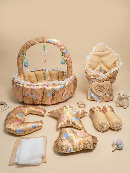 Dreamy Safari Premium Baby Bed Set ( 11 Pieces )