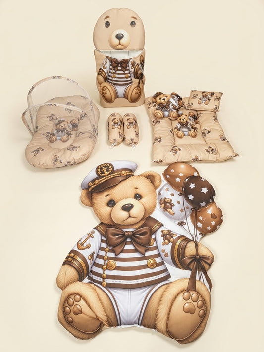 Little Captain Bear Baby Bedding Set (8 Pieces)
