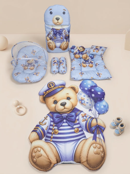 Little Captain Bear Baby Bedding Set (8 Pieces)