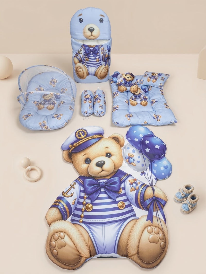 Little Captain Bear Baby Bedding Set (8 Pieces)