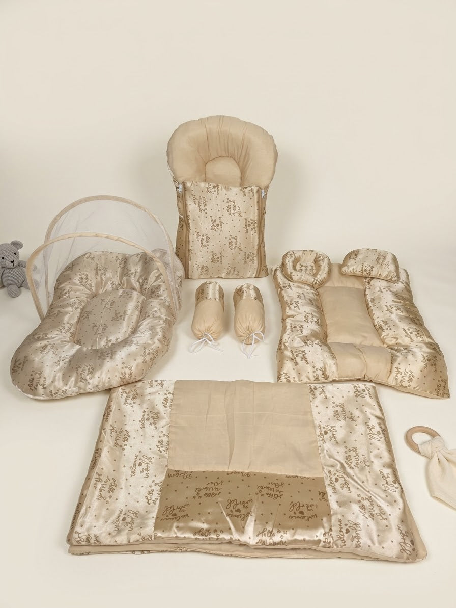 Welcome Baby Sartin Baby Bedding Set (8 pieces)