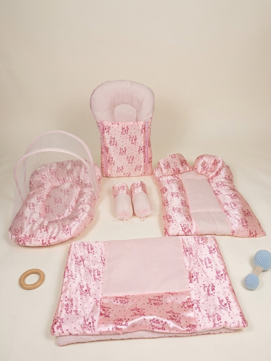 Welcome Baby Sartin Baby Bedding Set (8 pieces)