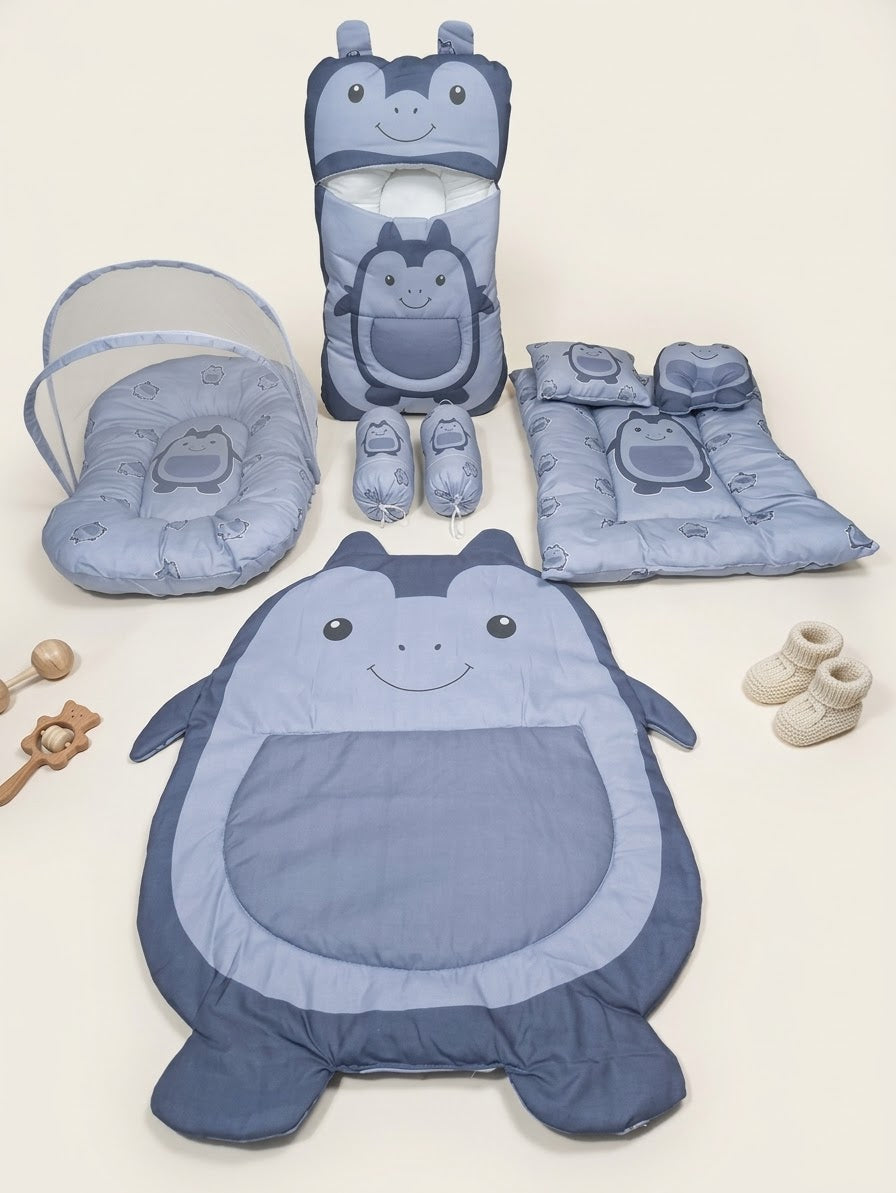 Little Shark 8 Pieces Baby Bedding Set