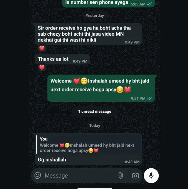 Customer review